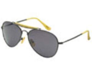 Wingman Aviator Sunglasses - Black/Yellow