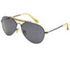 Wingman Aviator Sunglasses - Black/Yellow