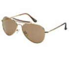 Wingman Aviator Sunglasses - Gold/Tortoise Shell