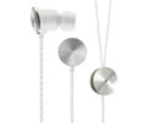 Wire Mic White Earphones