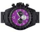 Zeppelin  Black/Black/Purple Watch Zep007