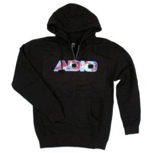 Adio Hoody | Adio Linked Riot Zip Hoodie - Black