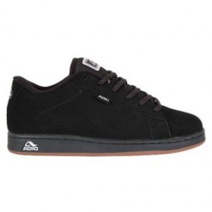 Adio Shoes | Adio Eugene Kids Shoes - Black ~ Black ~ Gum