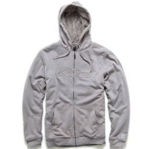 Alpine Stars Hoodie | Astars Karma Sherpa Zip Hoody - Platinum