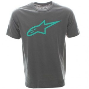 Alpine Stars T-Shirt | Astars Logo Ss T Shirt - Charcoal Green