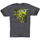 Alpine Stars T-Shirt | Astars Moto Type T Shirt - Charcoal