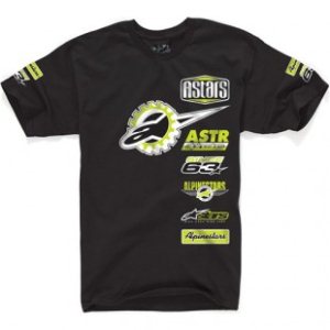 Alpine Stars T-Shirt | Astars Motohead T Shirt - Black