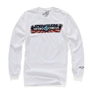 Alpine Stars T-Shirt | Astars Nitro Circus Sportin Wood Ss T Shirt - White
