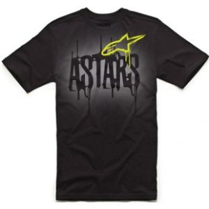 Alpine Stars T-Shirt | Astars Reaction Slim T Shirt - Black