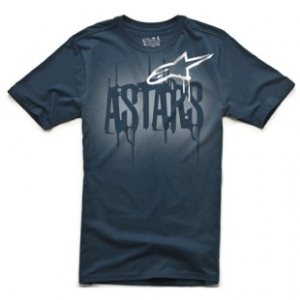 Alpine Stars T-Shirt | Astars Reaction Slim T Shirt - Navy Blue