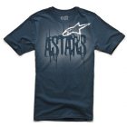 Alpine Stars T-Shirt | Astars Reaction Slim T Shirt - Navy Blue