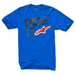 Alpine Stars T-Shirt | Astars Ride It Classic T Shirt - Royal Blue