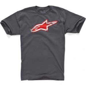 Alpine Stars T-Shirt | Astars Sticky Classic T Shirt - Charcoal