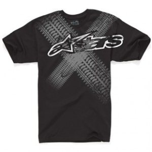 Alpine Stars T-Shirt | Astars Tire Ss T Shirt - Black