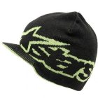 Alpinestars Beanie | Astars Double Up Reversible Beanie - Black Bright Green