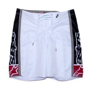 Alpinestars Boardshorts | Astars Corporate Stripe Boardshort - White