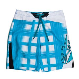 Alpinestars Boardshorts | Astars Slub Plaid Boardshort - Teal