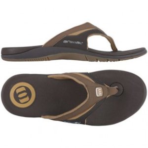 Animal Flip Flops | Animal Fader Sandals - Demitasse Brown