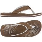 Animal Flip Flops | Animal Ladies Swish Soft Sandals - Acorn