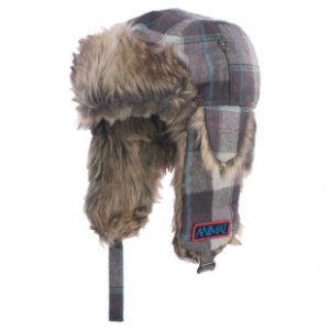 Animal Hat | Animal Rhodes Hat - Black Check