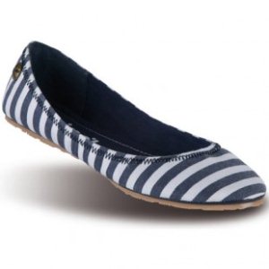 Animal Shoes | Animal Ladies Kirsty Ballet Pump - Navy