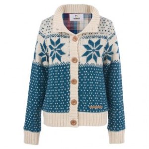 Animal Sweater | Animal Ela Ladies Cardigan - Moroccan Blue