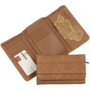 Animal Wallet | Animal Aamina Leather Womens Wallet - Tan