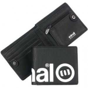 Animal Wallet | Animal Crew Leather Wallet - Black