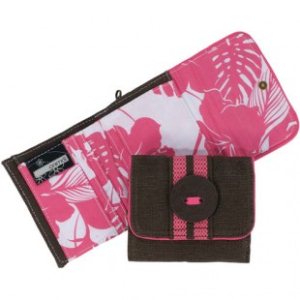 Animal Wallet | Animal Scilla Canvas Womens Wallet - Chocolate Brown