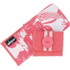 Animal Wallet | Animal Scilla Canvas Womens Wallet - Sunkist Coral