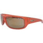Arnette Sunglasses | Arnette Wolfman Sunglasses - Orange On Black ~ Brown Mirror Bronze
