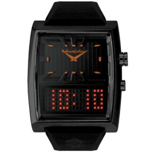 Black Dice Watch | Black Dice Unisex Duo Projekt Watch - Orange Display Bd04904