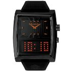 Black Dice Watch | Black Dice Unisex Duo Projekt Watch - Orange Display Bd04904