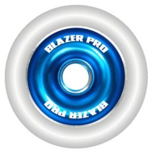 Blazer Scooter Wheels | Blazer Scooter Wheel Aluminium Core - White Blue