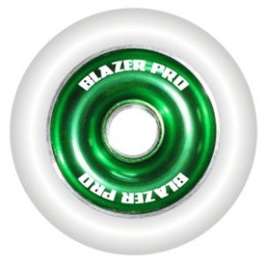 Blazer Scooter Wheels | Blazer Scooter Wheel Aluminium Core - White Green