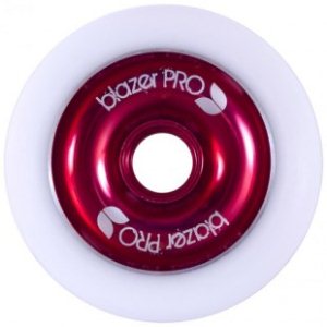 Blazer Scooter Wheels | Blazer Scooter Wheel Aluminium Core - White Red