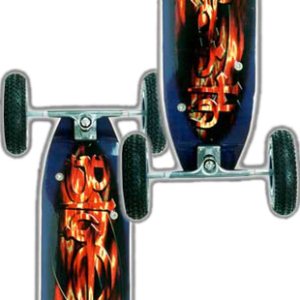 Bluearth Boards | Blu Earth A-Series Element Mountain Board - Black Orange