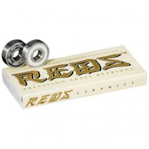 Bones Bearings | Bones Swiss Bearings Ceramic Super Reds - White