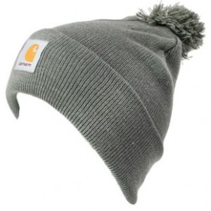 Carhartt Beanie | Carhartt Bobble Watch Beanie - Dark Grey Heather