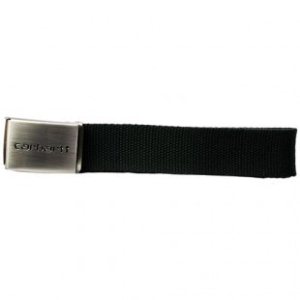 Carhartt Belt | Carhartt Clip Belt Chrome - Black