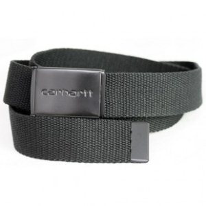 Carhartt Belt | Carhartt Clip Belt Chrome Black - Black