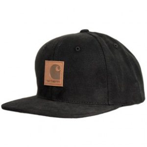 Carhartt Hat | Carhartt Logo Starter Snapback Cap - Black