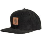 Carhartt Hat | Carhartt Logo Starter Snapback Cap - Black