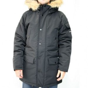 Carhartt Jacket | Carhartt Anchorage Parka - Black Broken White