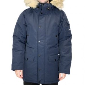 Carhartt Jacket | Carhartt Anchorage Parka - Navy Broken White