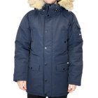 Carhartt Jacket | Carhartt Anchorage Parka - Navy Broken White