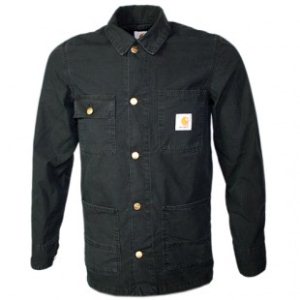 Carhartt Jacket | Carhartt Digger Coat - Black Stone Washed