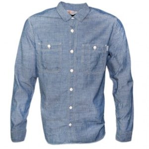 Carhartt Shirt | Carhartt Clink Knoxville Ls Shirt - Chambray Blue Rinsed