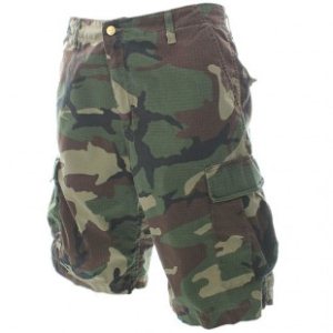 Carhartt Shorts | Carhartt Cargo Bermuda Shorts - Camo Green Stone Washed