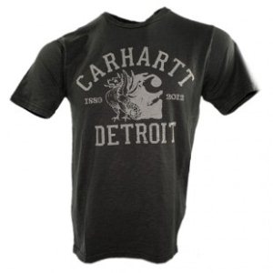 Carhartt T-Shirt | Carhartt College 2012 Ss T Shirt - Asphalt Cockle